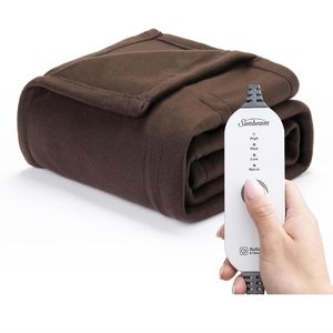 Sunbeam Heated Throw 50x60 4 heat settings 4 hour auto-off Machine Washable